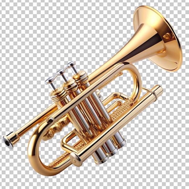 PSD trumpet transparent background