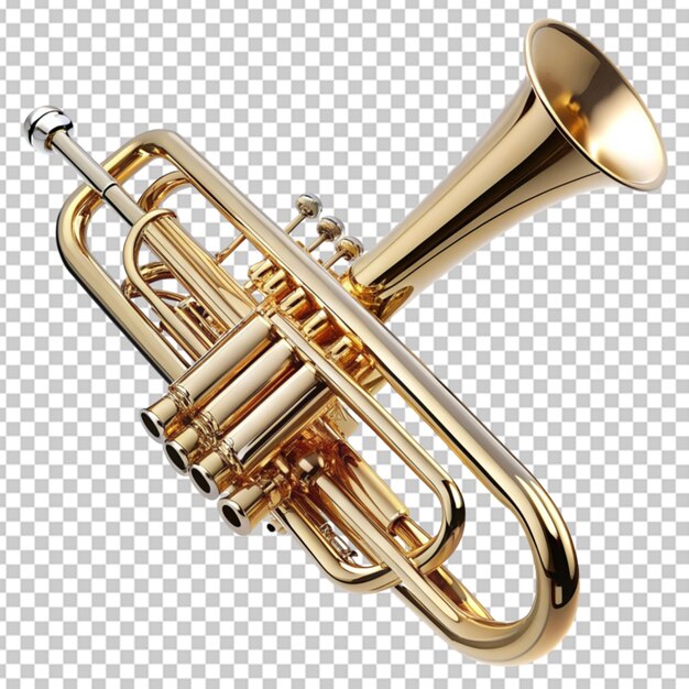 PSD trumpet transparent background