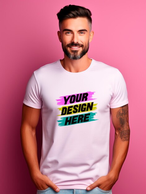 Tshirt mockup design psd