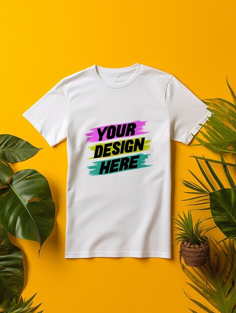 Tshirt mockup design psd