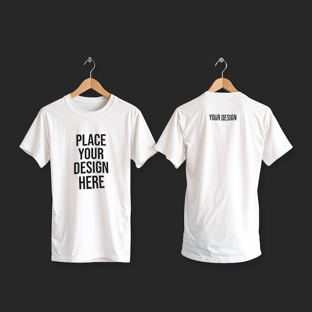 編集可能なTシャツモックアップ
