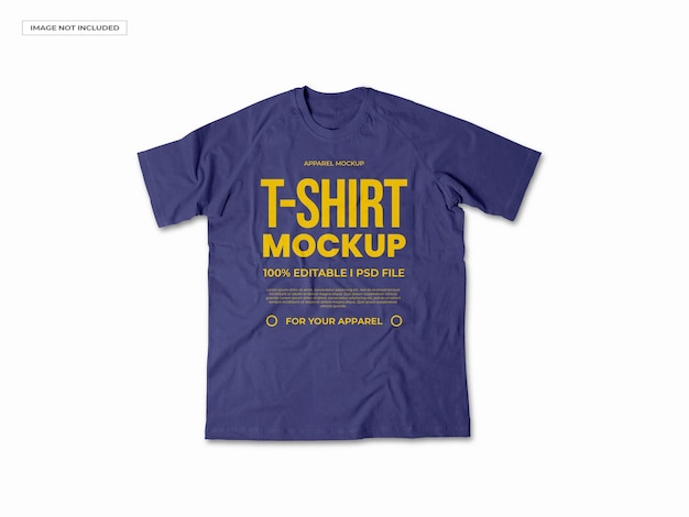 PSD tshirt mockup vista frontale