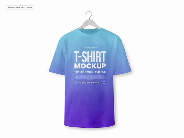 PSD tshirt mockup vista frontale