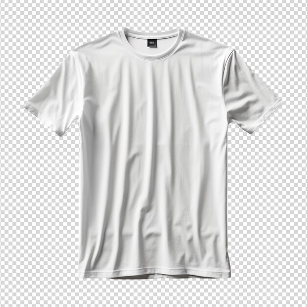 PSD tshirt mockup isolated on white