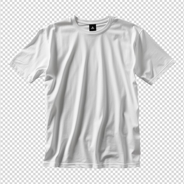 PSD tshirt mockup isolated on white