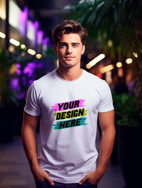 Premium PSD | Tshirt mockup psd