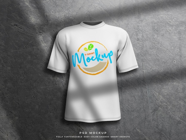 Tshirt mockup screen print mockup on 3d rendered tshirt jersey