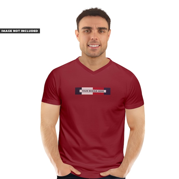 TShirt VNeck Mockup