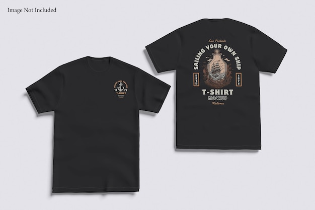 TShirt with grey background color mockup template