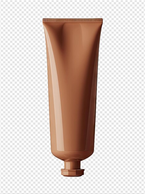 PSD a tube of chocolate is on a white background