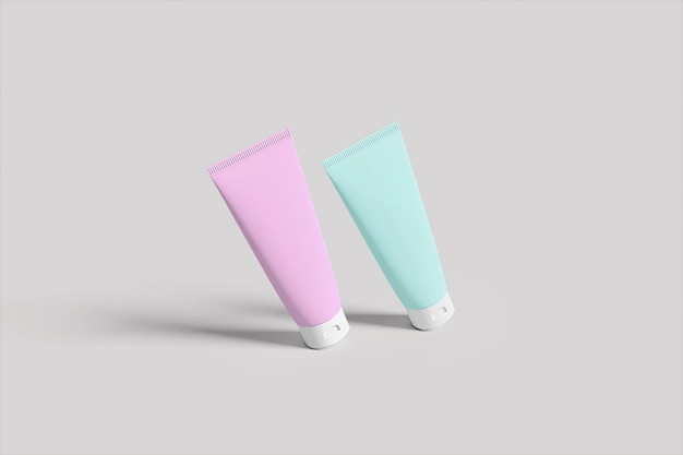 tube cosmetic psd mockup