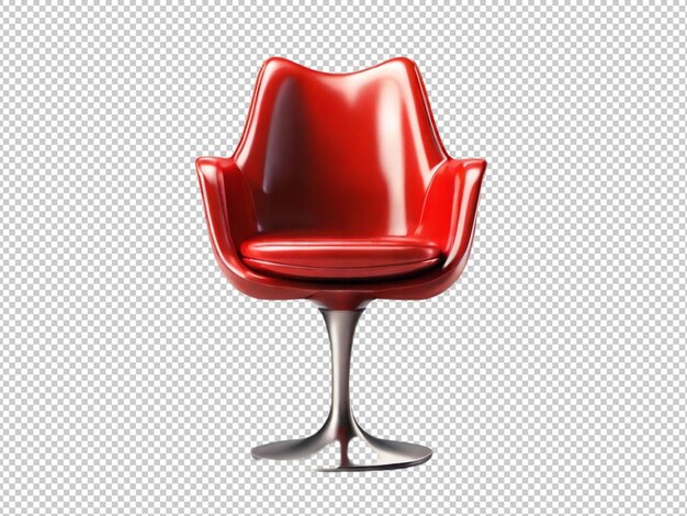 PSD tulip chair on transparent background
