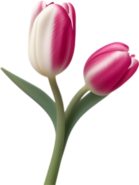 PSD Икона милого цвета тюльпана