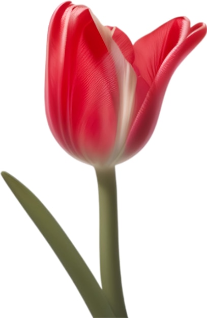 PSD clipart del tulipano una carina icona del fiore del tulipano
