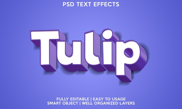 Tulip text effect