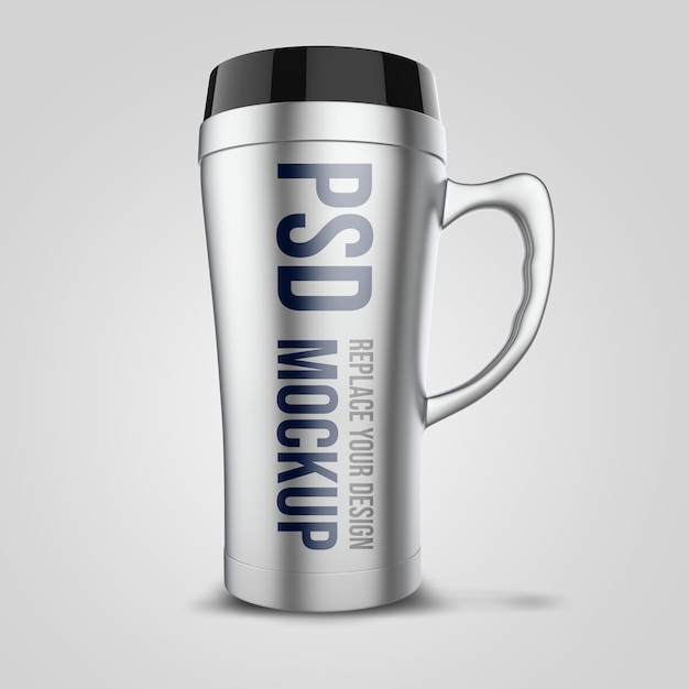 PSD tumbler 3d rendering mockup design