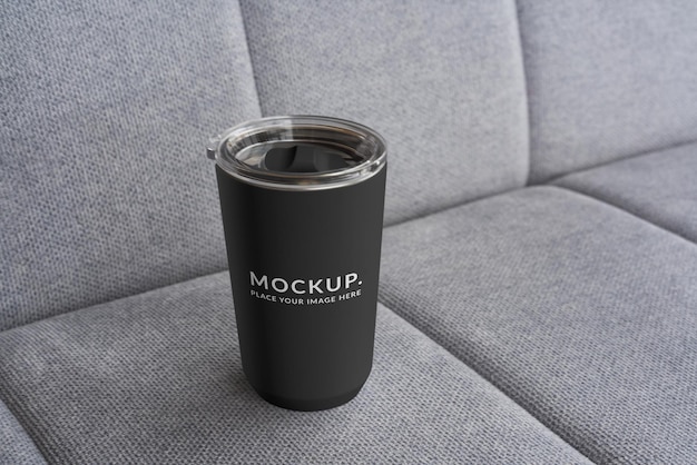 Tumbler Mock-Up, пластиковая чашка для кофе с собой