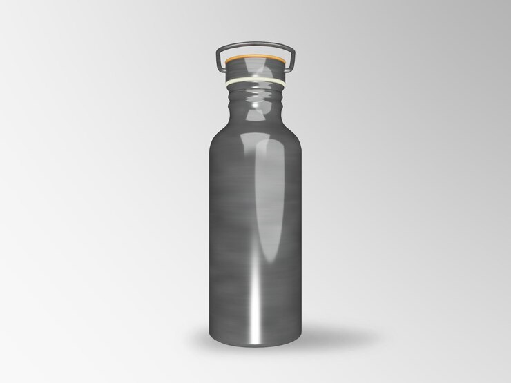 PSD tumbler mock up van roestvrij staal