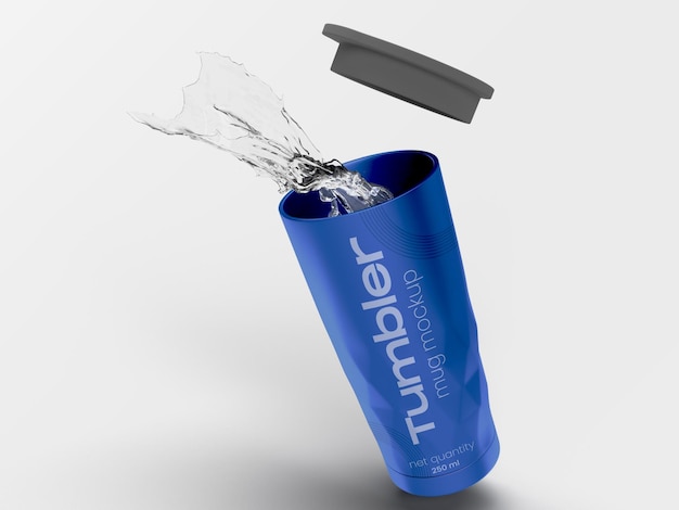 PSD tumbler mok mockup