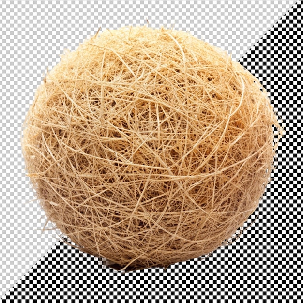 PSD tumbleweed dry weed ball isolated on transparent background