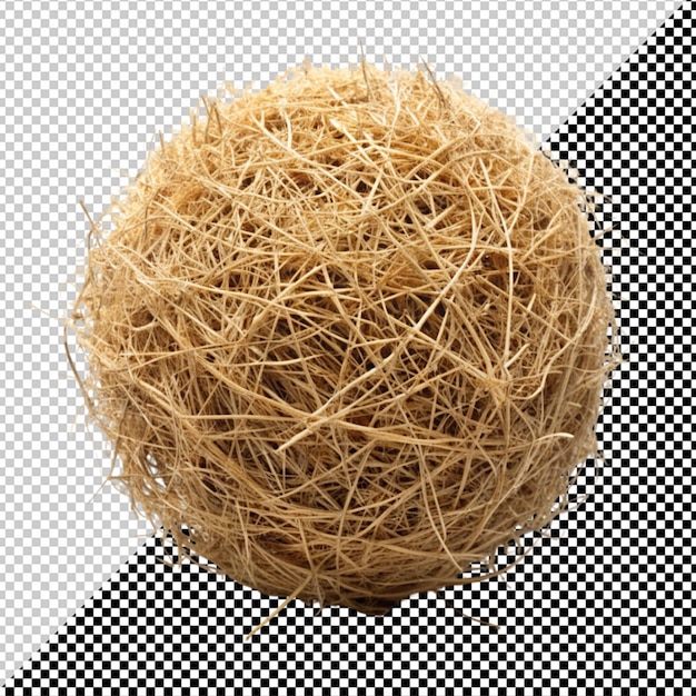 PSD tumbleweed dry weed ball isolated on transparent background