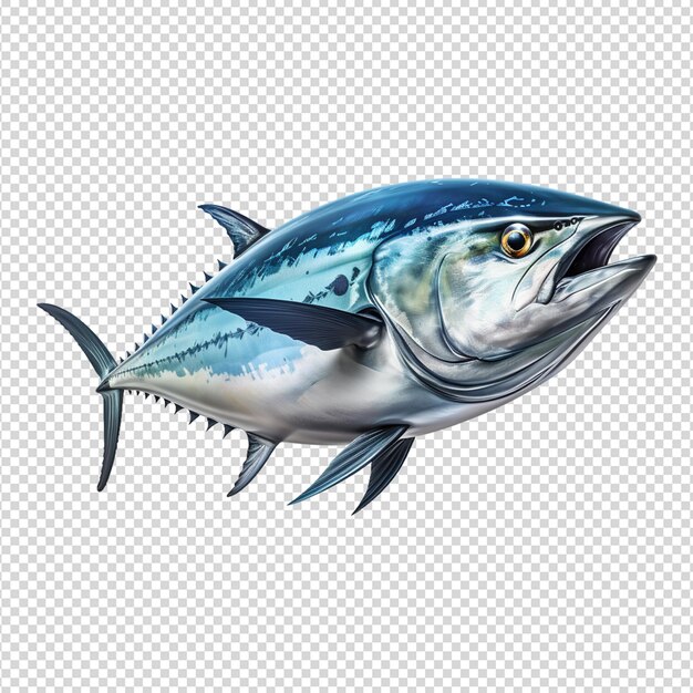 PSD トゥーナ (tuna) は白魚に分離された魚です