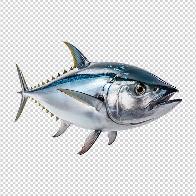 Tuna fish isolated on white