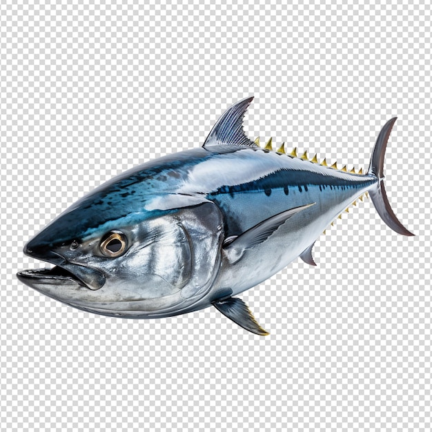 PSD tuńczyk izolowany na białym