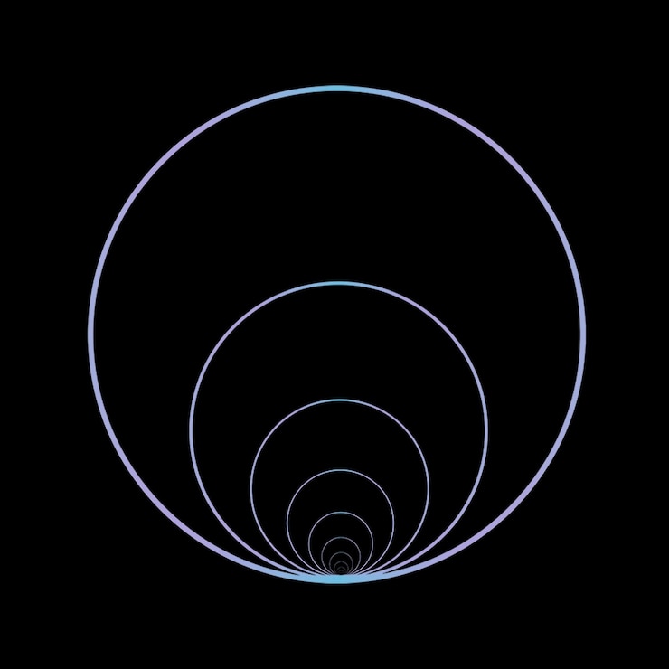 PSD tunnel of concentric circles