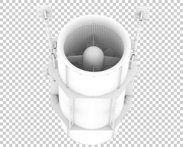 Tunnel fan isolated on transparent background 3d rendering illustration