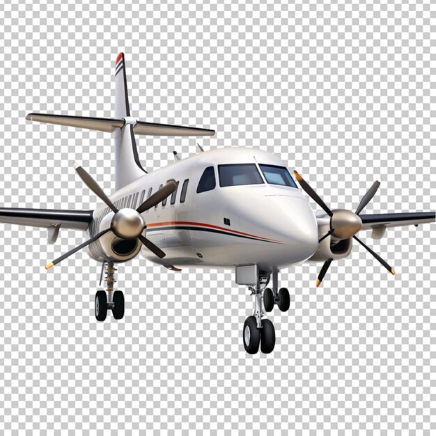 PSD turboprop on transparent background