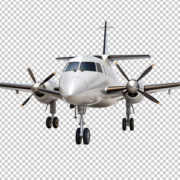 PSD turboprop on transparent background