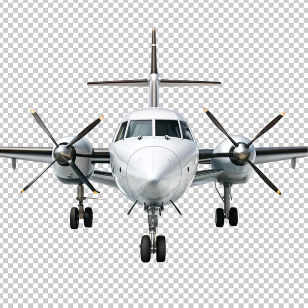 PSD turboprop on transparent background