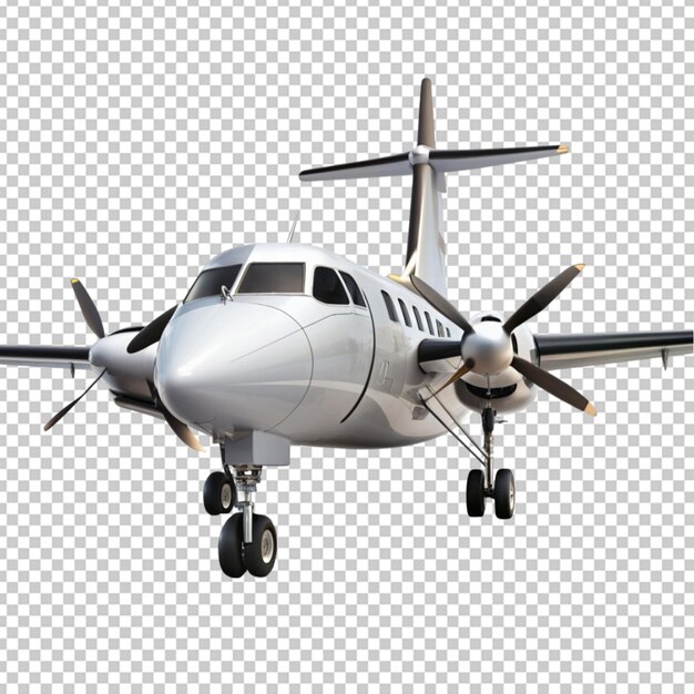 PSD turboprop on transparent background