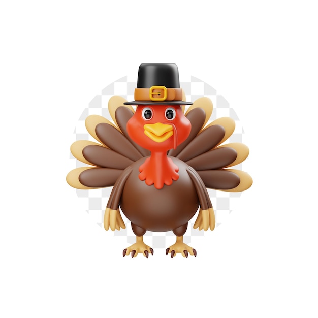 Turkey 3D Icon