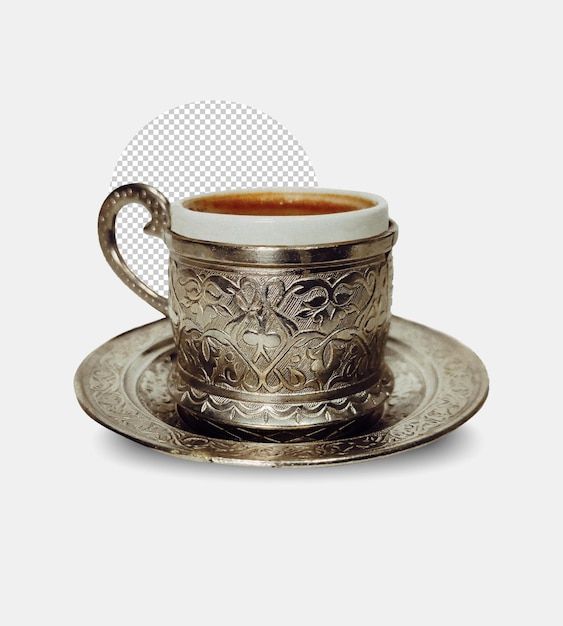 トルコの透明な背景のコーヒー