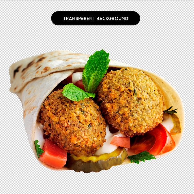 ターキッシュ・シャワルマとドナー・ケバブ・フード PNG for Middle Eastern Cuisine ストックイメージ