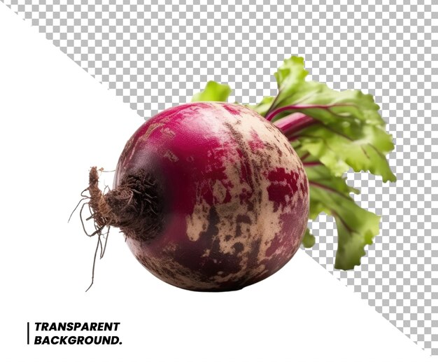 PSD turnip isolated