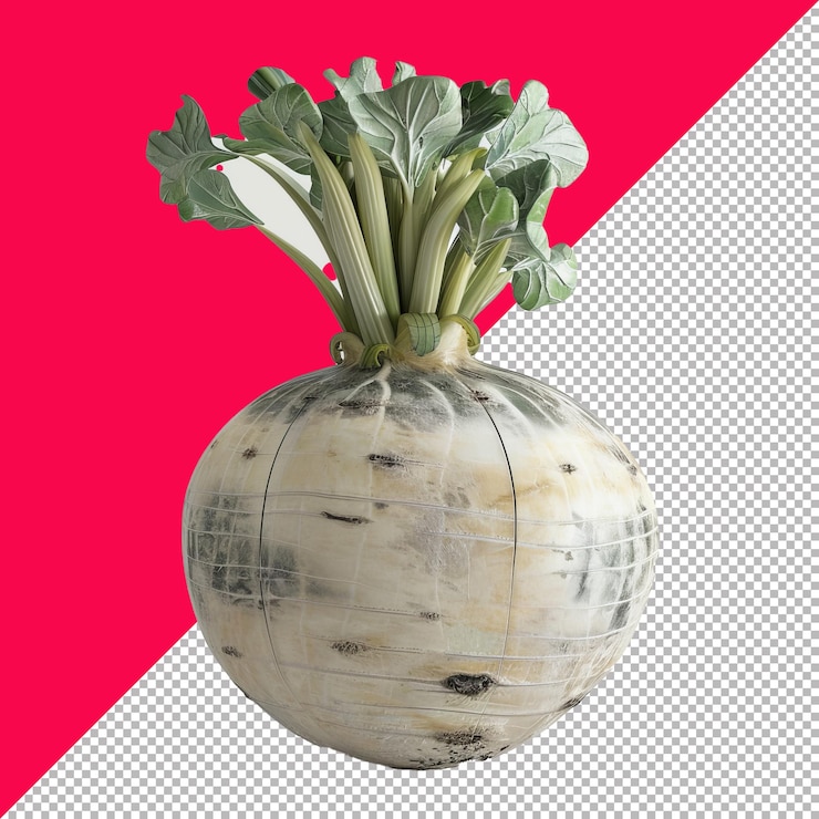 PSD turnip transparent background png psd