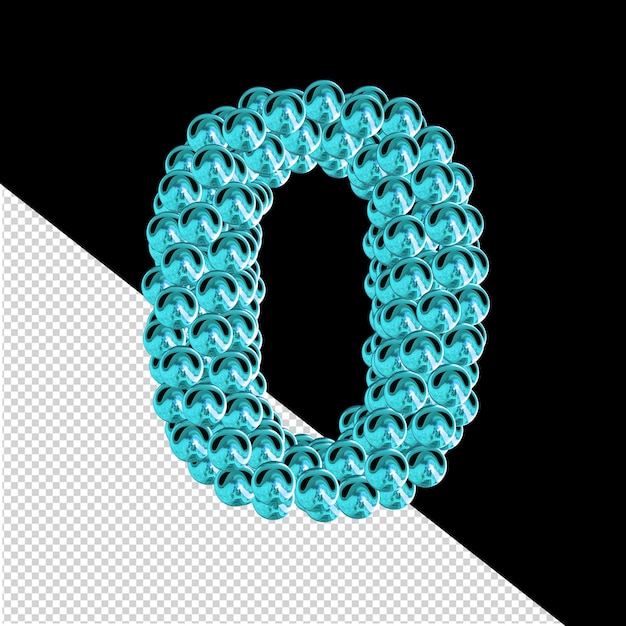 Turquoise letters from spheres number 0