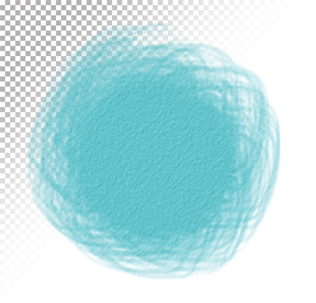 A turquoise stain isolated