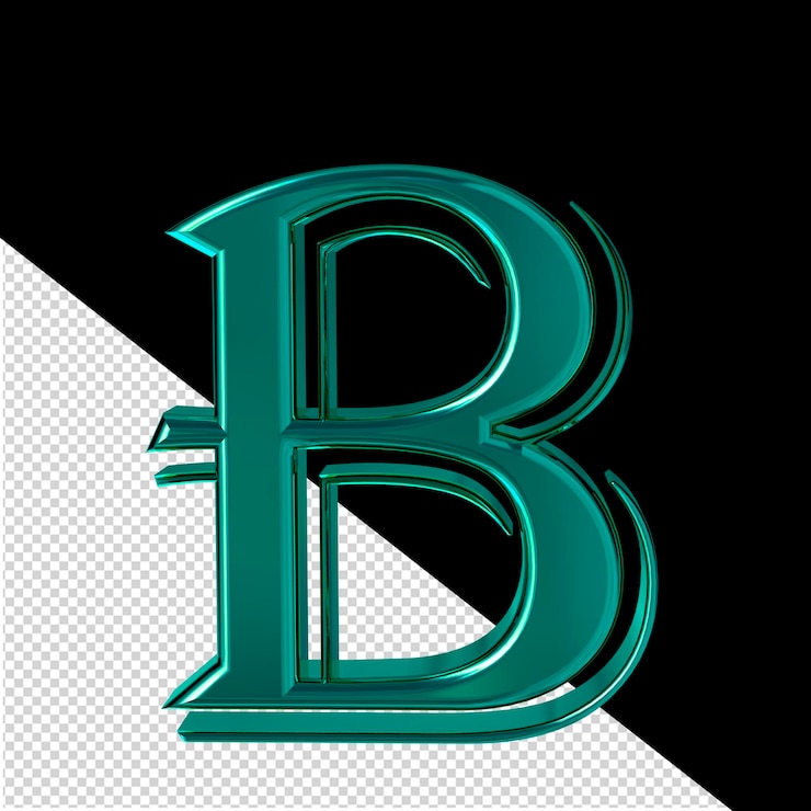 PSD 土耳其色符號字母 b