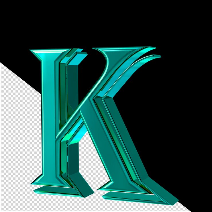 PSD 色符號顯示到右邊的字母 k