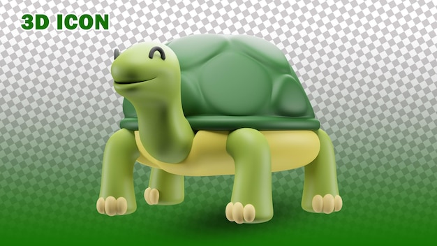 PSD turtle 3d