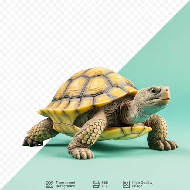 PSD a turtle is shown with the words 