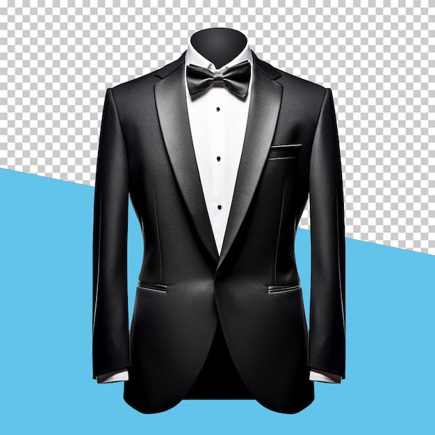 PSD tuxedo isolated object transparent background