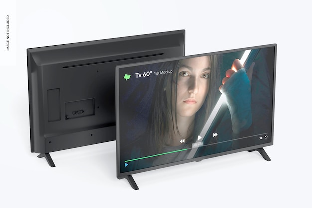 Tv 60モックアップ、パースペクティブ」