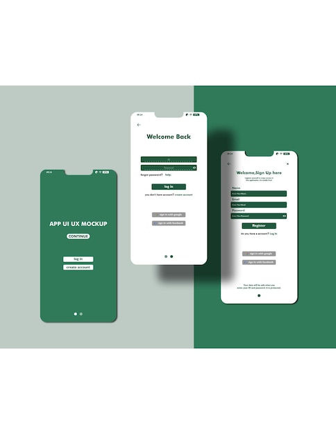 Twee mobiele telefoons, waarvan er één zegt welkom terug.