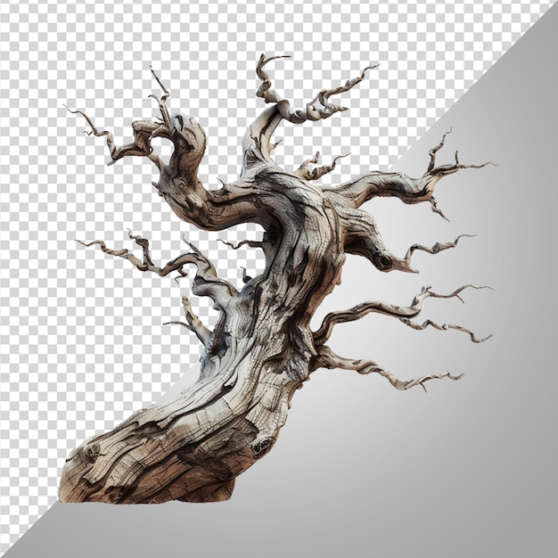 PSD twisted tree root png