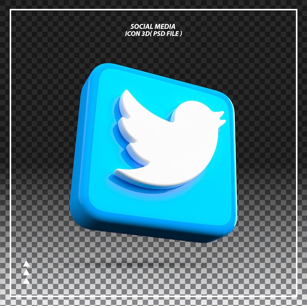 Twitterアイコン3d要素